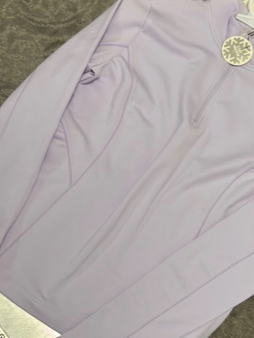 NWOT Calia Light Lavender Women's 1/4 zip with lightweight lining XL